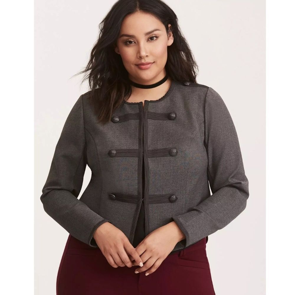 Like New Torrid Fitted Military Jacket (2X)